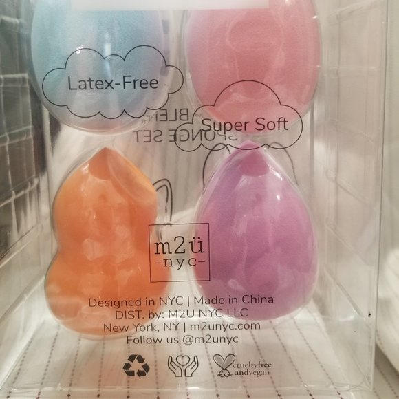 M2U NYC 4pc makeup blending sponges, Brand new - Picture 3 of 3